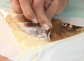 Metalizar telas con foil