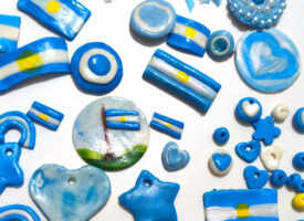 Modelar escarapelas con porcelana fría